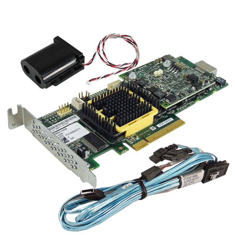 Adaptec ASR5405Z SAS/SATA RAID Controller + BBU ZMM100CC + Kabel Lo