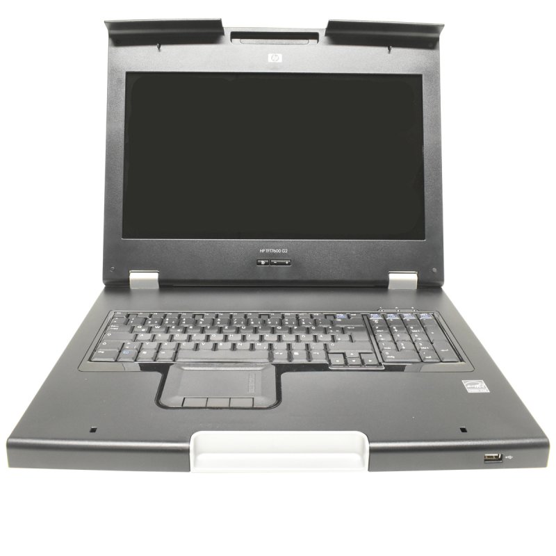 Hp tft7600 g2 kvm console and monitor 17 3 zoll wxga keyboard gr wit