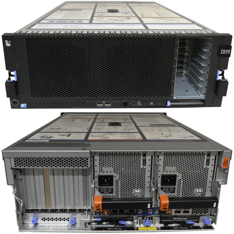 IBM Server System X3850 X5 4x Xeon E7-4870 10C 2.40GHz CPU 64GB RAM P ...