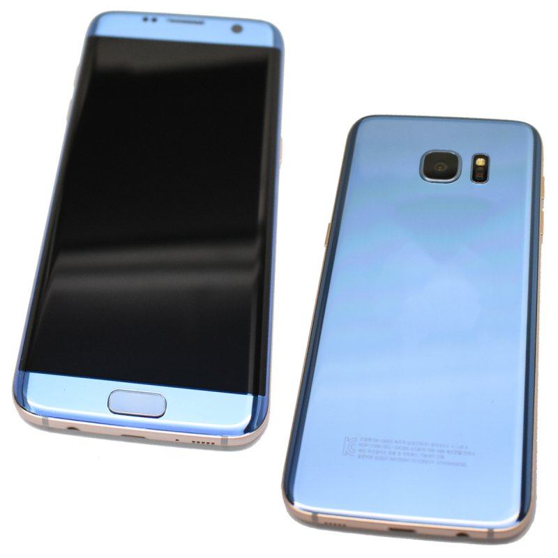 SAMSUNG GALAXY S7 EDGE SM-G935S 64GB SMARTPHONE - BLAU - WIE NEU, 299