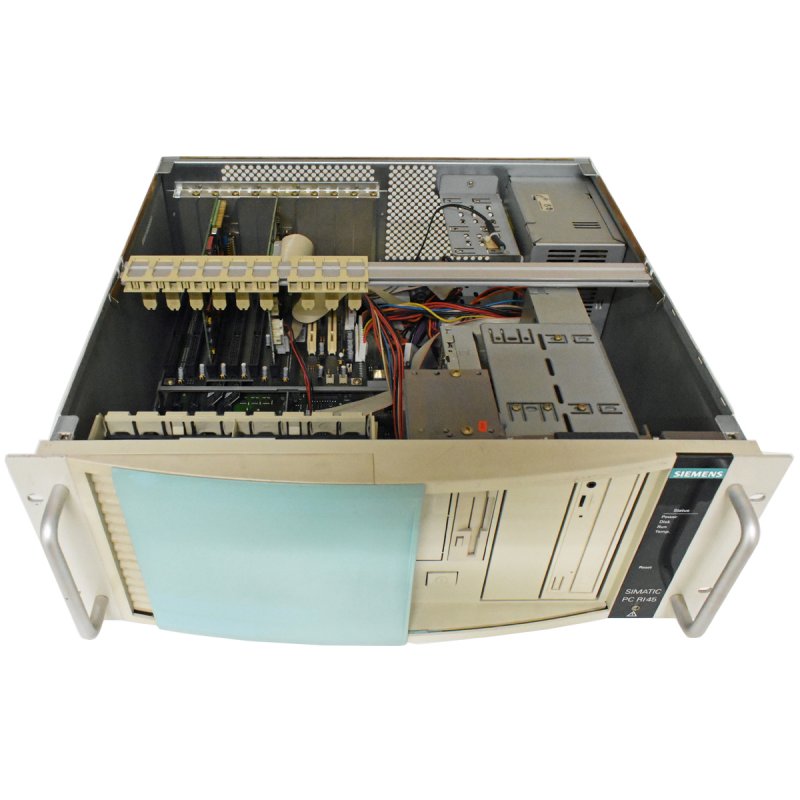 SIEMENS SIMATIC PC RI45 19 Zoll RACK Pentium 233MHz MMX CPU 6ES7643-1 ...