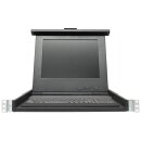 EMC 091-000-091 15 Zoll KVM Rack Console mit US Keyboard