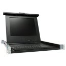 EMC 091-000-091 15 Zoll KVM Rack Console mit US Keyboard