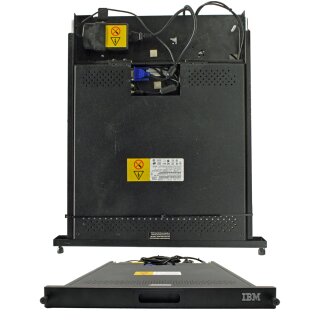 IBM 1723-HC1 15 Zoll Flat Panel KVM-Console QWERTZ  SK8840 Keyboard 39M2965