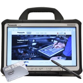 TOUGHBOOK CF-D1 13,3 Zoll Intel CPU 4GB RAM 240GB SSD Win10 Pro 64-bit