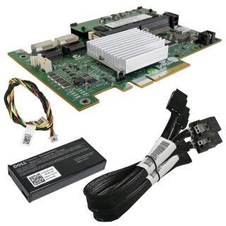 DELL PERC H700 6 Gb/s PCI-E x8 512 MB SAS RAID Controller 0KK67X + BBU + Kabel
