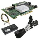 DELL PERC H700 6 Gb/s PCI-E x8 512 MB SAS RAID Controller 0KK67X + BBU + Kabel