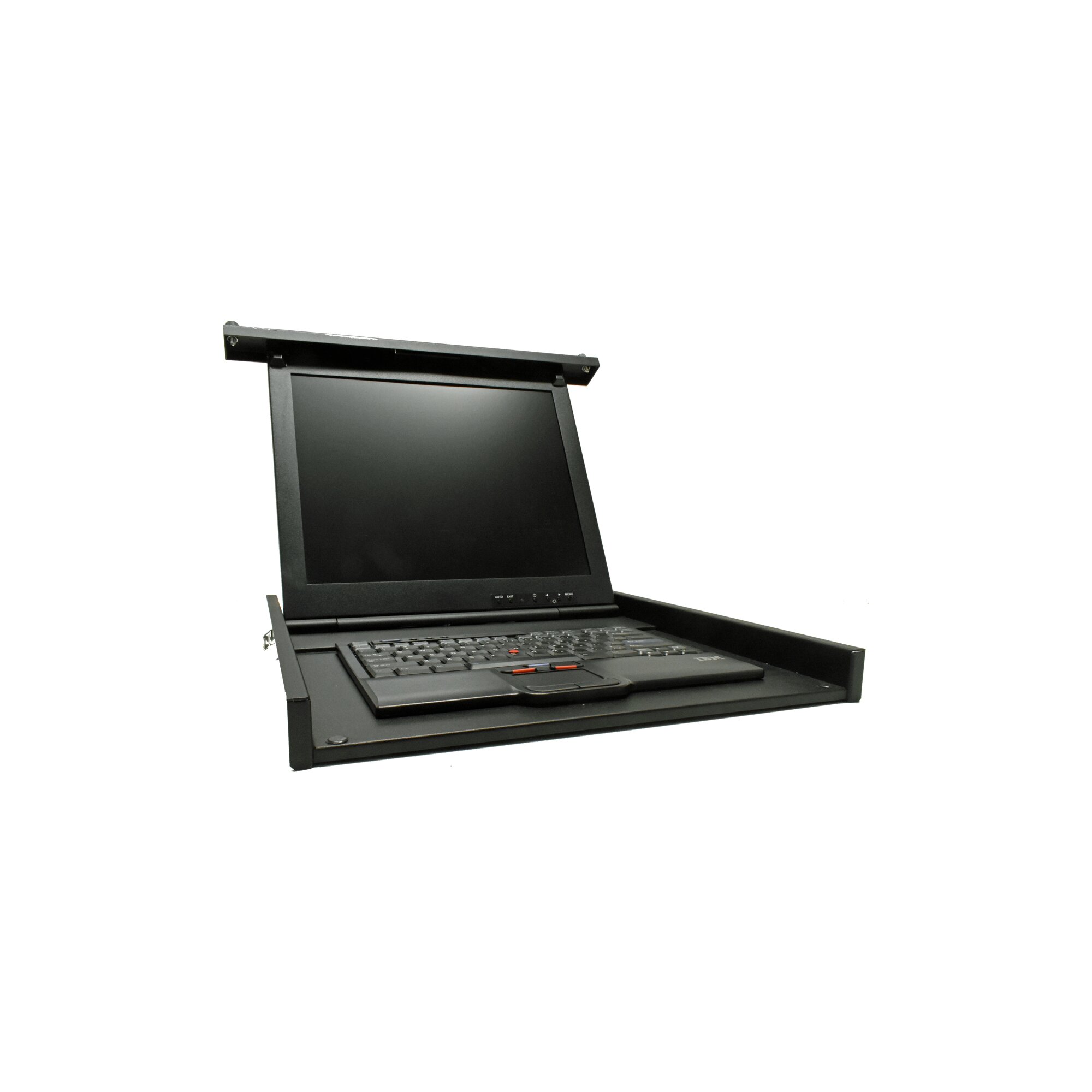 Ibm 17 Computer IBM 1723-HC1 17 Zoll Flat Panel KVM-Console SK8845 R Keyboard 40K9424 ...