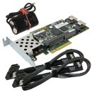 HP Smart Array P410 6Gb SAS RAID Controller 512MB +BBU +2x Kabel 462919-001 LP