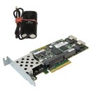 HP Smart Array P410 6Gb SAS RAID Controller 512MB +BBU +2x Kabel 462919-001 LP