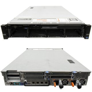 Dell PowerEdge R720 Server 2U H710p mini 2x E5-2620 CPU 16GB RAM 8x3.5 Bay 8x Caddy