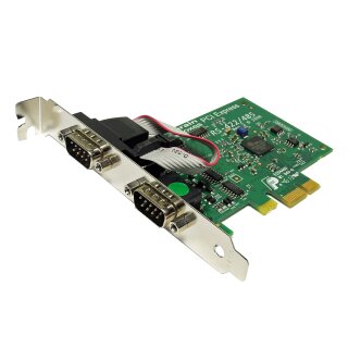 Brainboxes PX-313 2-Port RS422/485 PCI-Express x1 Serial Port Board