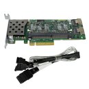 HP Smart Array P410 6Gb SAS RAID Controller 256MB +SAS/SATA Kabel 462919-001 LP