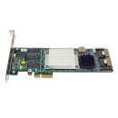 LSI MR SAS 8308ELP 8-Port 3 Gb PCIe x4 RAID Controller L3-01091-12B + 2x Kabel