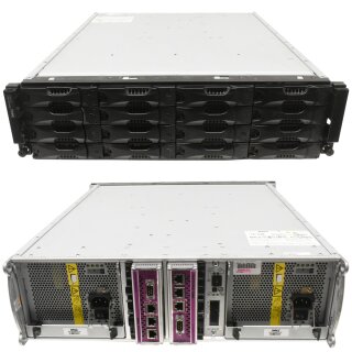 Dell EqualLogic PS4000xv 2x Control Module 8 2x 2GB PC2 RAM 16x 2TB SAS 3.5 16 Bay 3U