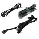 IBM x3550 M4 x3250 M5 4-Slot SAS 2.5" HDD Backplane Board 90Y4336 + 2x Kabel