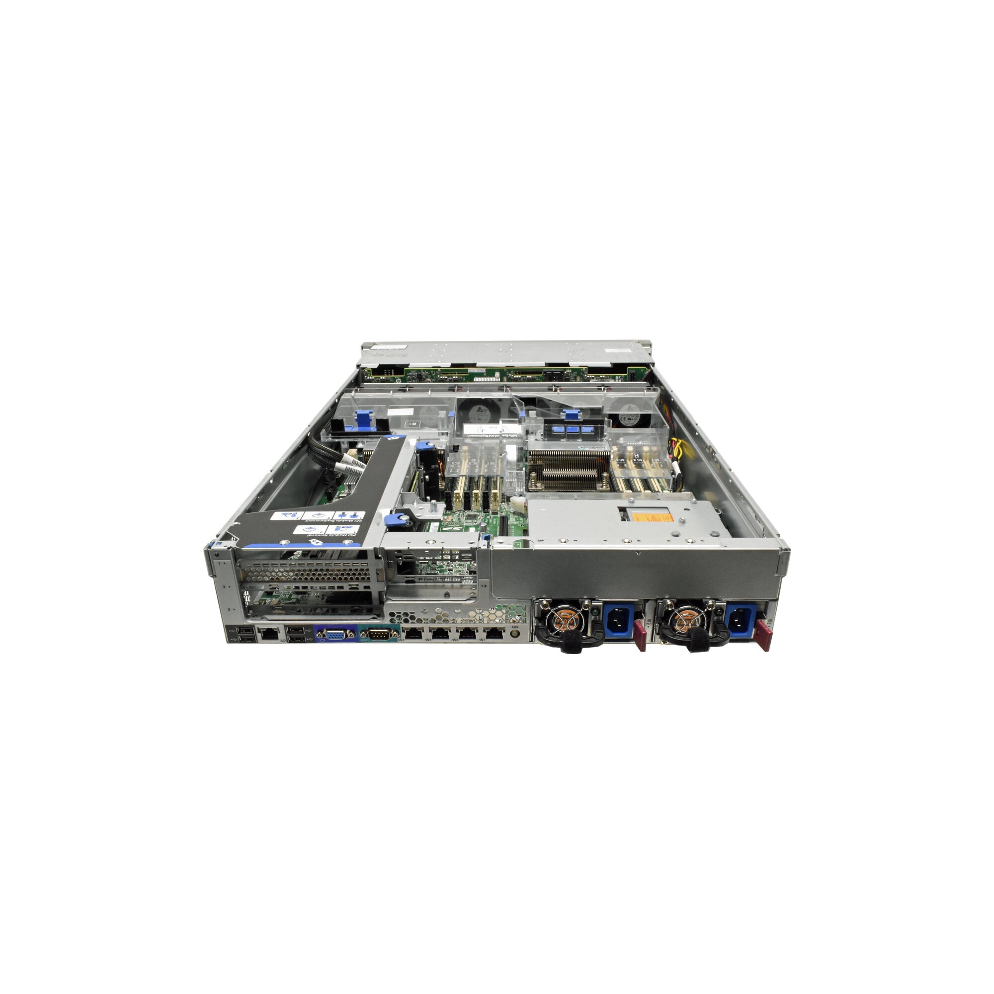 HP ProLiant DL380e G8 1x Intel Xeon E52407 QuadCore 2.20GHz 16GB Ram RAID Controller B120i