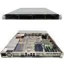 Supermicro CSE-815 1U Rack Server Mainboard X9DRi-LN4F+ Rev. 1.20A ohne Kühler