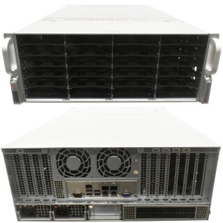 Supermicro CSE848 X9QRI-F+ Rev.1.02A ohne CPU ohne RAM 4x Kühler Backplane SAS846A 2x Netzteil