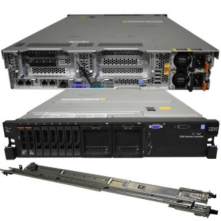 IBM System Storage SAN Volume Controller 1 x Xeon E5-2650 v2 2.60 GHz 8-Core 32 GB DDR3 1 x Rack-Kit