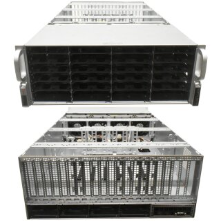 Supermicro Softlayer CSE-848X 4U Chassis 24x 3,5 Zoll HDD Backplane BPN-SAS3-846EL1 4x Fan
