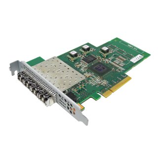 IBM PMC Quad-Port 8Gb SFP+ FC PCIe x8 Netzwerkkarte 31P1811 +4x 8Gb Transceivers