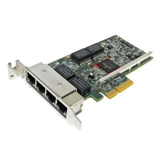 IBM Broadcom BCM95719A1904G 4-Port PCIe x4 Gbit Ethernet Netzwerkkarte 90Y9355