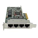 IBM Broadcom BCM95719A1904G 4-Port PCIe x4 Gbit Ethernet Netzwerkkarte 90Y9355