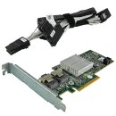 DELL PERC H200 UCS-71 6 Gb/s PCIe x8 512MB SAS RAID Controller 047MCV + Kabel