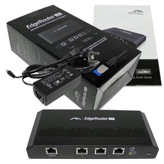 Ubiquiti ERLite-3 EdgeRouter Lite 3-Port Gigabit Ethernet EdgeMAX ...