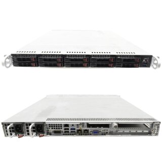 Supermicro CSE-116 1U Rack Server Mainboard X10DRW-i no CPU 0GB PC4 RAM10x 2,5" SFF