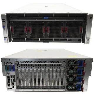 HP ProLiant DL580 G8 2x CPU E7-4890 v2 15C 96 x DIMM ohne RAM 10x SFF 2,5