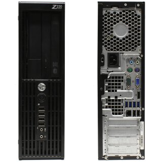 HP Z220 Workstation SFF Intel Xeon E3-1245 v2 CPU 8GB DDR3 RAM 2x 500GB HDD Win10 Pro DVD-RW