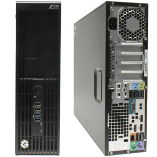 HP Z230 Workstation SFF Intel Xeon E3-1225 v3 CPU 16GB DDR3 RAM 1TB HDD DVD-RW Win10 Pro