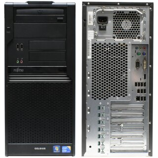 Fujitsu Celsius W380 Intel Core i5-650 3.20GHz CPU 4GB DDR3 RAM 1x 500GB 1x 250 GB HDD Win7 Pro OA Key