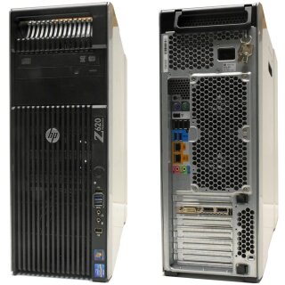 HP Z620 Workstation Intel Xeon 2x E5-2609 CPU 16GB DDR3 RAM 500GB HDD DVD ATI Radon HD 6570 Win7 Pro Key