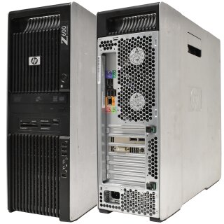 HP Z600 Workstation Intel Xeon 2x X5620 CPU 8GB PC3 RAM 500GB HDD DVD-RW Win 10 Pro FX 4800