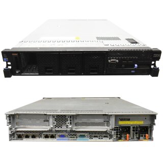 IBM x3650 M3 Server 1x Intel Xeon E5620 Quad Core 2.40 GHz 8GB RAM  M5015 8Bay 2.5"