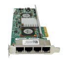 Dell 5709 BroadCom NetXtreme II 4-Port Gigabit Ethernet PCIe x4 Netzwerkkarte 0P736R