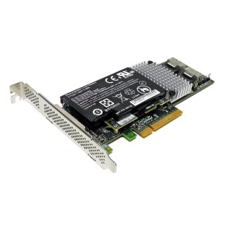 LSI MR SAS 9261-8i 8-Port 6 Gb/s PCIe x8 RAID Controller L3-25239-15A +BBU FP