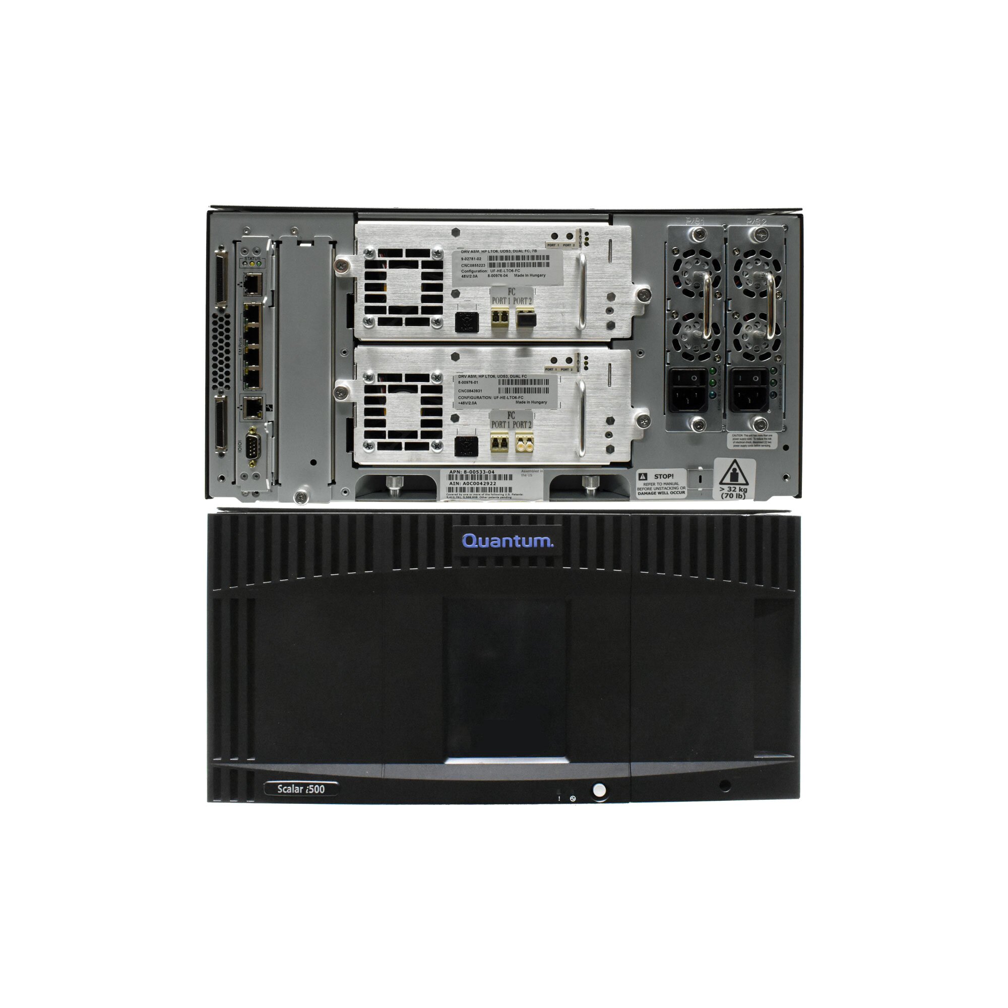 Quantum Scalar i500 LTO6 Tape Library 80053304 Piospartslap