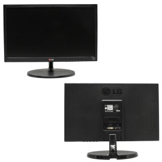 LG Monitor Flatron 22EN43VQ-B LED backlight 22 Zoll 1920 x 1080 HDMI DVI-D VGA Netzteil VGA Kabel