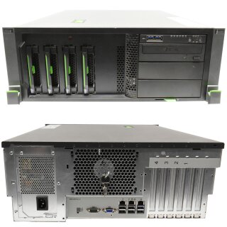 Fujitsu Primergy TX140 S2 Intel E3-1230 3.20GHz CPU 8GB RAM 3x 500GB SATA 4x LFF
