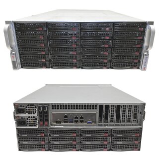 Supermicro CSE-847 X10SRH-CLN4F Rev.1.00A E5-1650 V3 6-Core 128GB RAM PC4 Backplane BPN-SAS3-846EL 1 36Bay 3,5