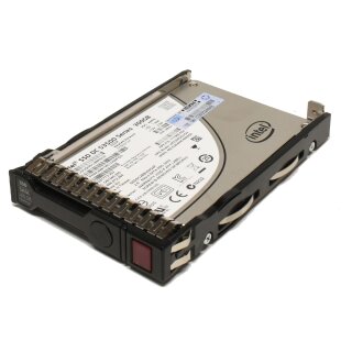 HP 300 GB 2.5“ 6Gbps SATA SSD Festplatte SSDC2BB300G4P 717968-0047 mit Rahmen