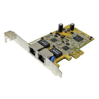 Exsys EX-6072 Dual-Port Gigabit Ethernet PCI-Express x1 Netzwerkkarte