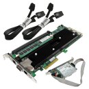 ARECA ARC-71-1880DI-IX10-12 6Gb/s SAS RAID Controller PCIe x8 +2x SAS Kabel