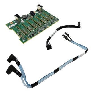 HP SAS Backplane 8x2,5 DL380 G9 ML350 G9  777279-001 + SAS Kabel 784621-001