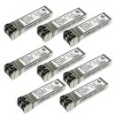 8 x IBM Finisar FTLF8528P2BCV-IB 8Gb SW 850nm SFP+ FC...