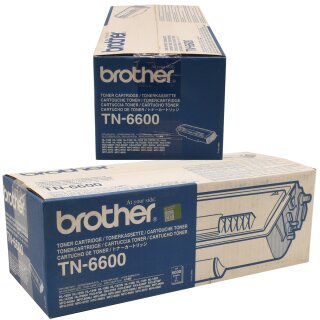 Brother TN-6600 originale Laser Black Toner Cartridge NEU HL-1030 HL-1230 HL-1240 HL-1270 HL-1450 HL-1470MFC-9760 MFC9850
